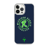Michigan Rebels Softball Clear Case for iPhone®