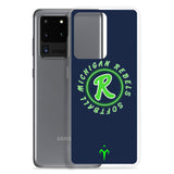 Michigan Rebels Softball Clear Case for Samsung®