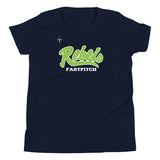 Michigan Rebels Softball Youth Short Sleeve T-Shirt