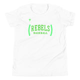 Michigan Rebels Baseball Youth Short Sleeve T-Shirt