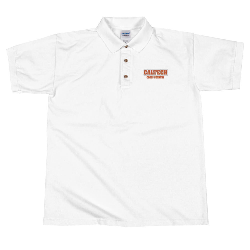 cross country polo shirts CalTech Cross Country Embroidered Polo Shirt – Tytan