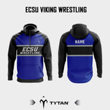 ECSU Vikings Wrestling (Team Order) Quarter Zip Hoodie w/ name