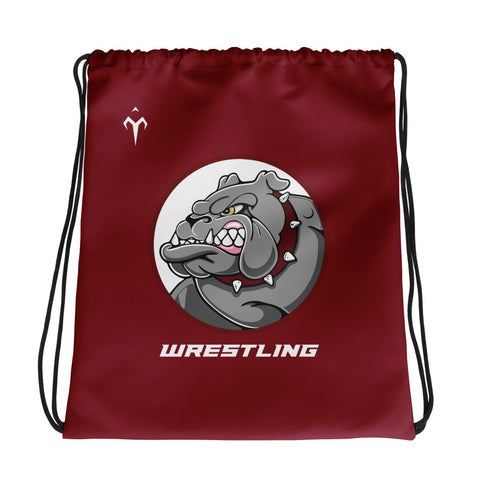 San Jose Wrestling Bulldogs Drawstring bag