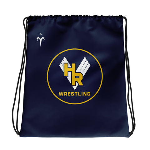 Hood River Valley High School Wrestling Drawstring bag