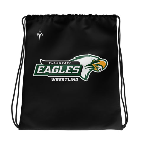 Flagstaff Wrestling Drawstring bag