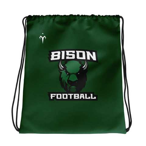 Bison Football Drawstring bag