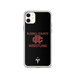 Russel County Warriors Wrestling Clear Case for iPhone®