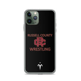 Russel County Warriors Wrestling Clear Case for iPhone®