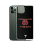 Russel County Warriors Wrestling Clear Case for iPhone®