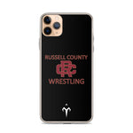 Russel County Warriors Wrestling Clear Case for iPhone®