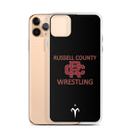 Russel County Warriors Wrestling Clear Case for iPhone®