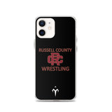 Russel County Warriors Wrestling Clear Case for iPhone®