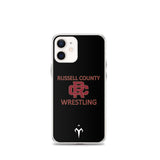 Russel County Warriors Wrestling Clear Case for iPhone®