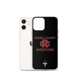 Russel County Warriors Wrestling Clear Case for iPhone®