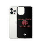 Russel County Warriors Wrestling Clear Case for iPhone®