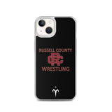 Russel County Warriors Wrestling Clear Case for iPhone®