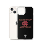 Russel County Warriors Wrestling Clear Case for iPhone®