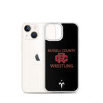 Russel County Warriors Wrestling Clear Case for iPhone®