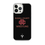 Russel County Warriors Wrestling Clear Case for iPhone®