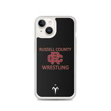 Russel County Warriors Wrestling Clear Case for iPhone®