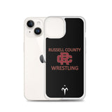 Russel County Warriors Wrestling Clear Case for iPhone®