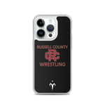 Russel County Warriors Wrestling Clear Case for iPhone®