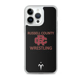 Russel County Warriors Wrestling Clear Case for iPhone®