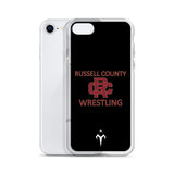 Russel County Warriors Wrestling Clear Case for iPhone®