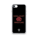 Russel County Warriors Wrestling Clear Case for iPhone®