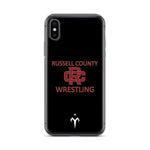 Russel County Warriors Wrestling Clear Case for iPhone®