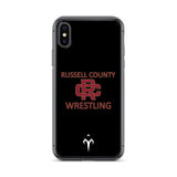 Russel County Warriors Wrestling Clear Case for iPhone®