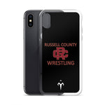 Russel County Warriors Wrestling Clear Case for iPhone®