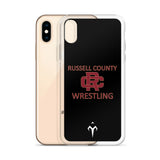 Russel County Warriors Wrestling Clear Case for iPhone®