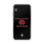 Russel County Warriors Wrestling Clear Case for iPhone®