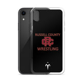 Russel County Warriors Wrestling Clear Case for iPhone®