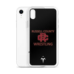 Russel County Warriors Wrestling Clear Case for iPhone®