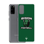 Bison Football Clear Case for Samsung®