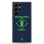 Michigan Rebels Baseball Clear Case for Samsung®