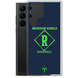 Michigan Rebels Baseball Clear Case for Samsung®