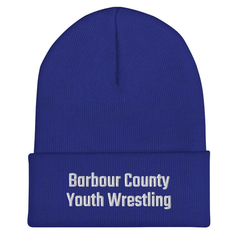 Barbour County Youth Wrestling Cuffed Beanie
