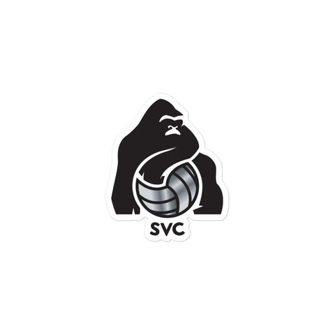 Silverback Volleyball Club Bubble-free stickers