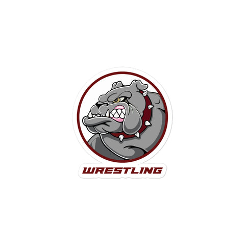 San Jose Wrestling Bulldogs Bubble-free stickers