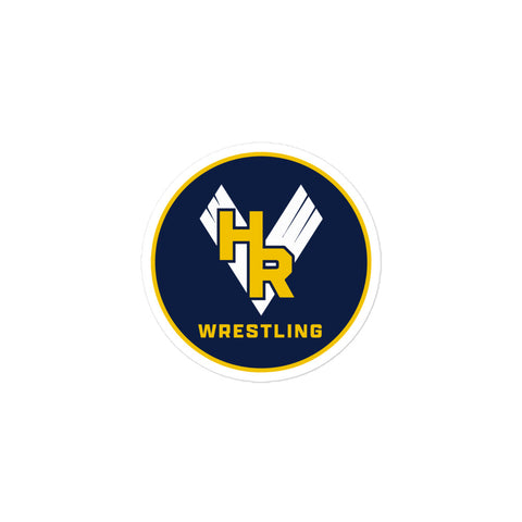 Hood River Valley High School Wrestling Bubble-free stickers