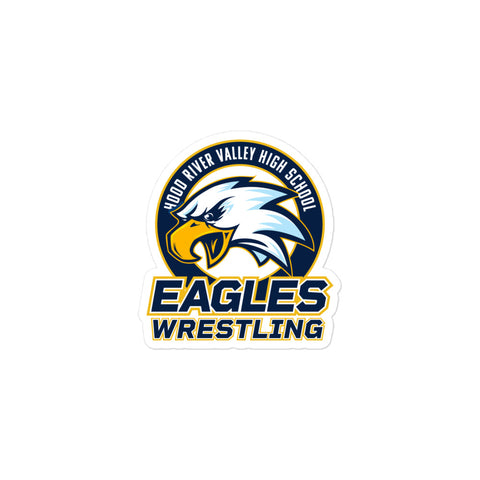 Hood River Valley High School Wrestling Bubble-free stickers