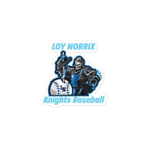 Loy Norrix Knights Baseball Bubble-free stickers