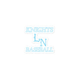 Loy Norrix Knights Baseball Bubble-free stickers