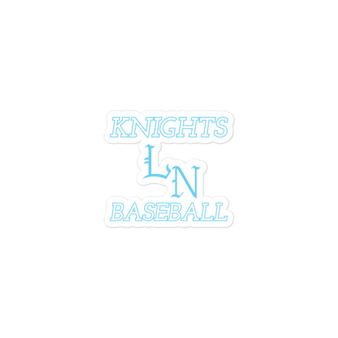 Loy Norrix Knights Baseball Bubble-free stickers