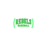 Michigan Rebels Baseball Bubble-free stickers