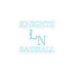 Loy Norrix Knights Baseball Bubble-free stickers