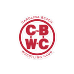 Carolina Beach Wrestling Club Bubble-free stickers